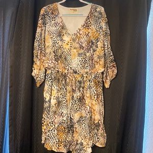Savanna Jane size 2X snake print dress